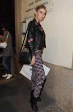 STELLA MAXWELL at Moschino Fashion Show in Milan 09/24/2015