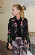 STELLA MAXWELL at Moschino Fashion Show in Milan 09/24/2015