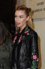 STELLA MAXWELL at Moschino Fashion Show in Milan 09/24/2015