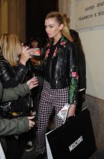 STELLA MAXWELL at Moschino Fashion Show in Milan 09/24/2015