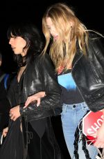 STELLA MAXWELL Leaves Versace Fashion Show at Milan Fashion Week 09/25/2015