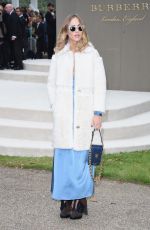 SUKI WATERHOUSE at Burberry Prorsum Fashion Show in London 09/21/2015