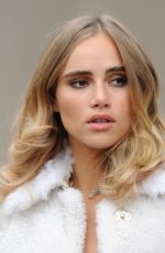 SUKI WATERHOUSE at Burberry Prorsum Fashion Show in London 09/21/2015