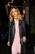 SUKI WATERHOUSE Leaves Claridge