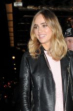 SUKI WATERHOUSE Leaves Claridge
