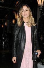 SUKI WATERHOUSE Leaves Claridge