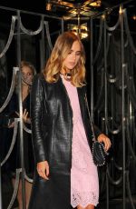 SUKI WATERHOUSE Leaves Claridge
