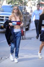 SUKI WATERHOUSE Out and About in New York 09/14/2015