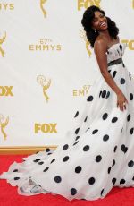 TEYONAH PARRIS at 2015 Emmy Awards in Los Angeles 09/20/2015