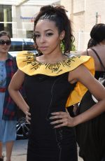 TINASHE at Jeremy Scott Fashio Show in New York 09/14/2015