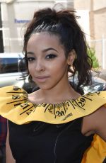 TINASHE at Jeremy Scott Fashio Show in New York 09/14/2015