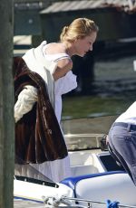 UMA THURMAN at a Speedboat in New York 09/18/2015