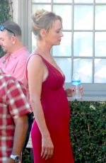 UMA THURMAN on the Set of Brits Are Coming in West Hollywood 08/30/2015