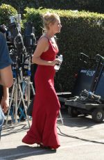 UMA THURMAN on the Set of Brits Are Coming in West Hollywood 08/30/2015