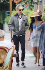 VANESSA HUDGENS and Austin Butler Out and About in Beverly Hills 09/16/2015