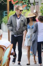 VANESSA HUDGENS and Austin Butler Out and About in Beverly Hills 09/16/2015