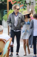 VANESSA HUDGENS and Austin Butler Out and About in Beverly Hills 09/16/2015