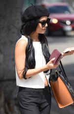 VANESSA HUDGENS at Lack Nail Bar in Beverly Hills 09/17/2015