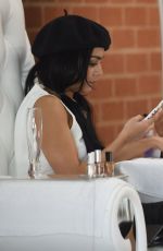 VANESSA HUDGENS at Lack Nail Bar in Beverly Hills 09/17/2015