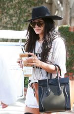 VANESSA HUDGENS in Cut-off Out in West Hollywood 09/10/2015