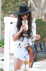 VANESSA HUDGENS in Cut-off Out in West Hollywood 09/10/2015