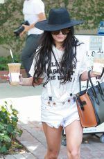 VANESSA HUDGENS in Cut-off Out in West Hollywood 09/10/2015