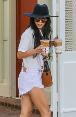 VANESSA HUDGENS in Cut-off Out in West Hollywood 09/10/2015