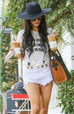 VANESSA HUDGENS in Cut-off Out in West Hollywood 09/10/2015