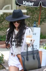 VANESSA HUDGENS in Cut-off Out in West Hollywood 09/10/2015