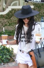 VANESSA HUDGENS in Cut-off Out in West Hollywood 09/10/2015