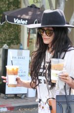 VANESSA HUDGENS in Cut-off Out in West Hollywood 09/10/2015