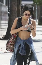 VANESSA HUDGENS in Tights Leavs a Gym in Los Angeles 09/13/2015