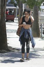 VANESSA HUDGENS in Tights Leavs a Gym in Los Angeles 09/13/2015