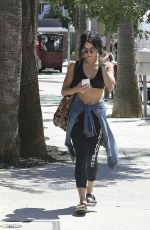 VANESSA HUDGENS in Tights Leavs a Gym in Los Angeles 09/13/2015