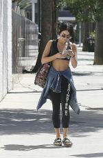 VANESSA HUDGENS in Tights Leavs a Gym in Los Angeles 09/13/2015
