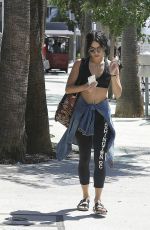 VANESSA HUDGENS in Tights Leavs a Gym in Los Angeles 09/13/2015