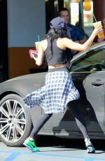 VANESSA HUDGENS Leaves a Sturbucks in Los Angeles 09/17/2015