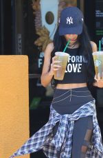 VANESSA HUDGENS Leaves a Sturbucks in Los Angeles 09/17/2015