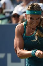 VICTORIA AZARENKA at 1st Round of US Open in New York 08/31/2015