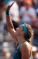VICTORIA AZARENKA at 1st Round of US Open in New York 08/31/2015