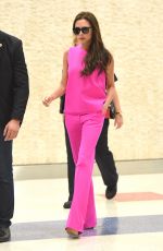 VICTORIA BECKHAM Arrives at JFK Airport in New York 09/07/205