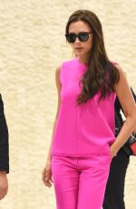 VICTORIA BECKHAM Arrives at JFK Airport in New York 09/07/205