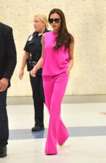 VICTORIA BECKHAM Arrives at JFK Airport in New York 09/07/205