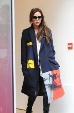 VICTORIA BECKHAM Outside Her Store in London 09/18/2015