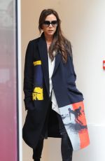 VICTORIA BECKHAM Outside Her Store in London 09/18/2015