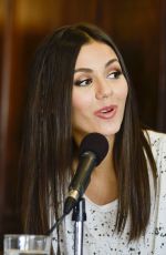 VICTORIA JUSTIC at Love Song to the Earth Press Conference in Washington 09/24/2015