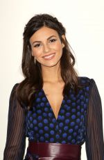 VICTORIA JUSTICE at Diane Von Furstenberg Fashion Show in New York 09/13/2015