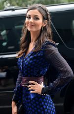 VICTORIA JUSTICE at Diane Von Furstenberg Fashion Show in New York 09/13/2015