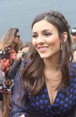 VICTORIA JUSTICE at Diane Von Furstenberg Fashion Show in New York 09/13/2015