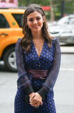 VICTORIA JUSTICE at Diane Von Furstenberg Fashion Show in New York 09/13/2015